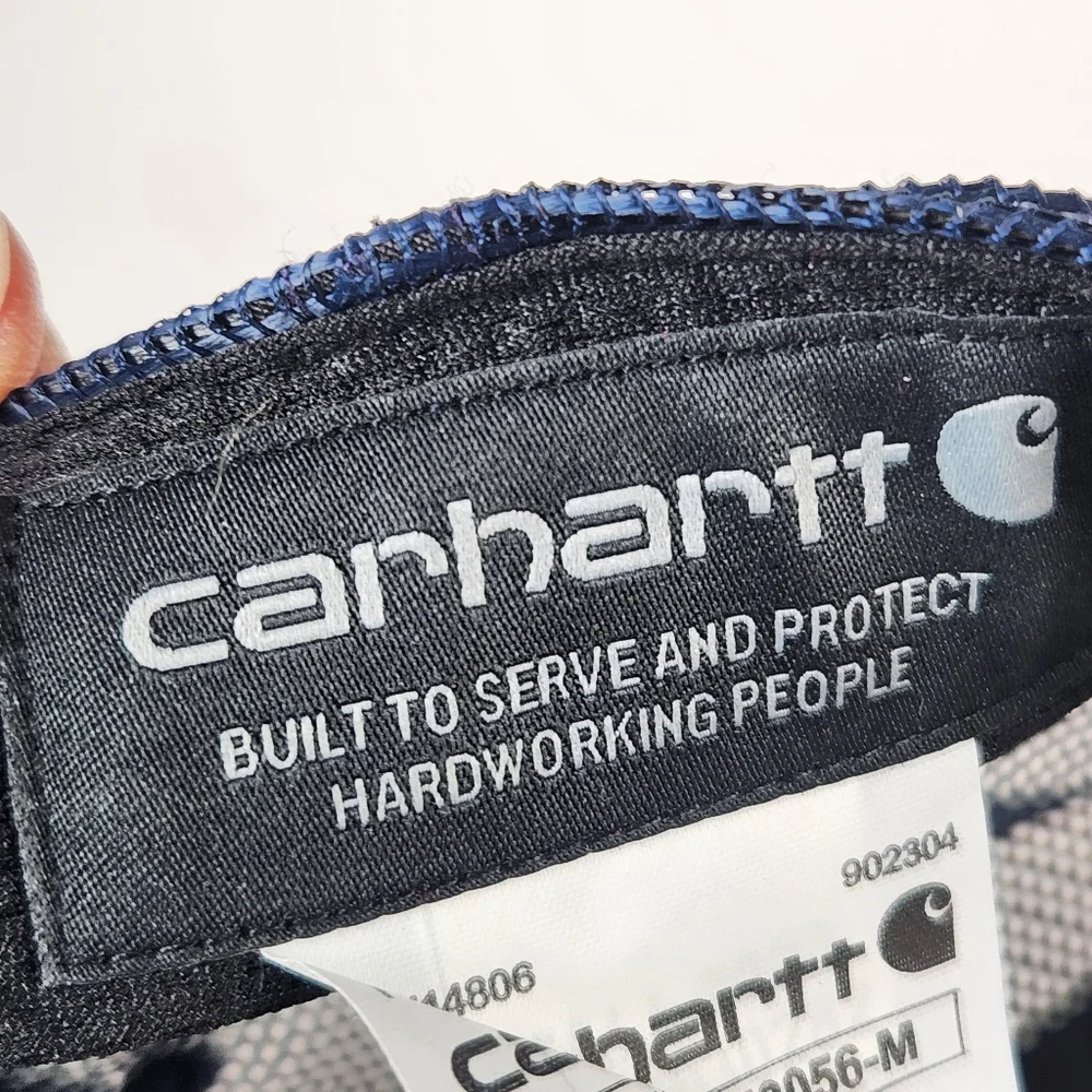 Carhartt Cap Snap Back Force Trucker Mesh Blue NEW - Picture 5 of 11